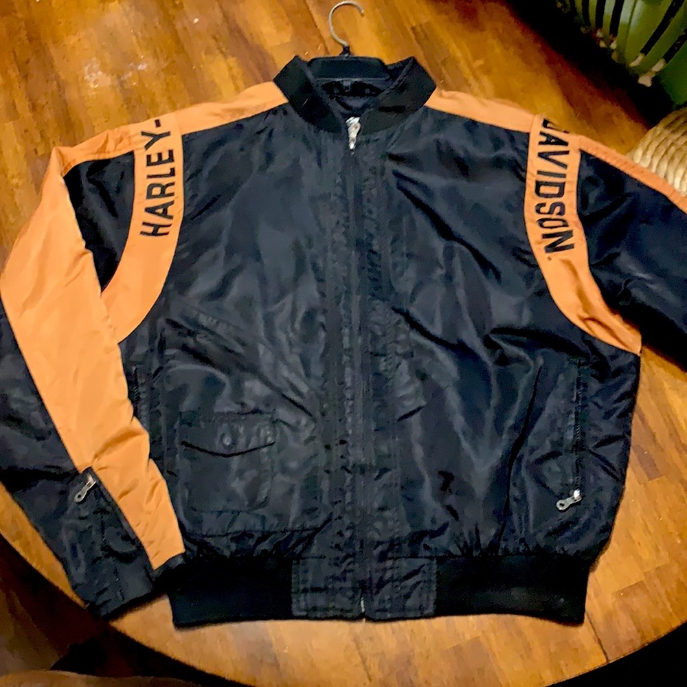 Men’s Nylon Harley Davidson Riding Jacket